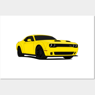 HELLCAT YELLOW Posters and Art